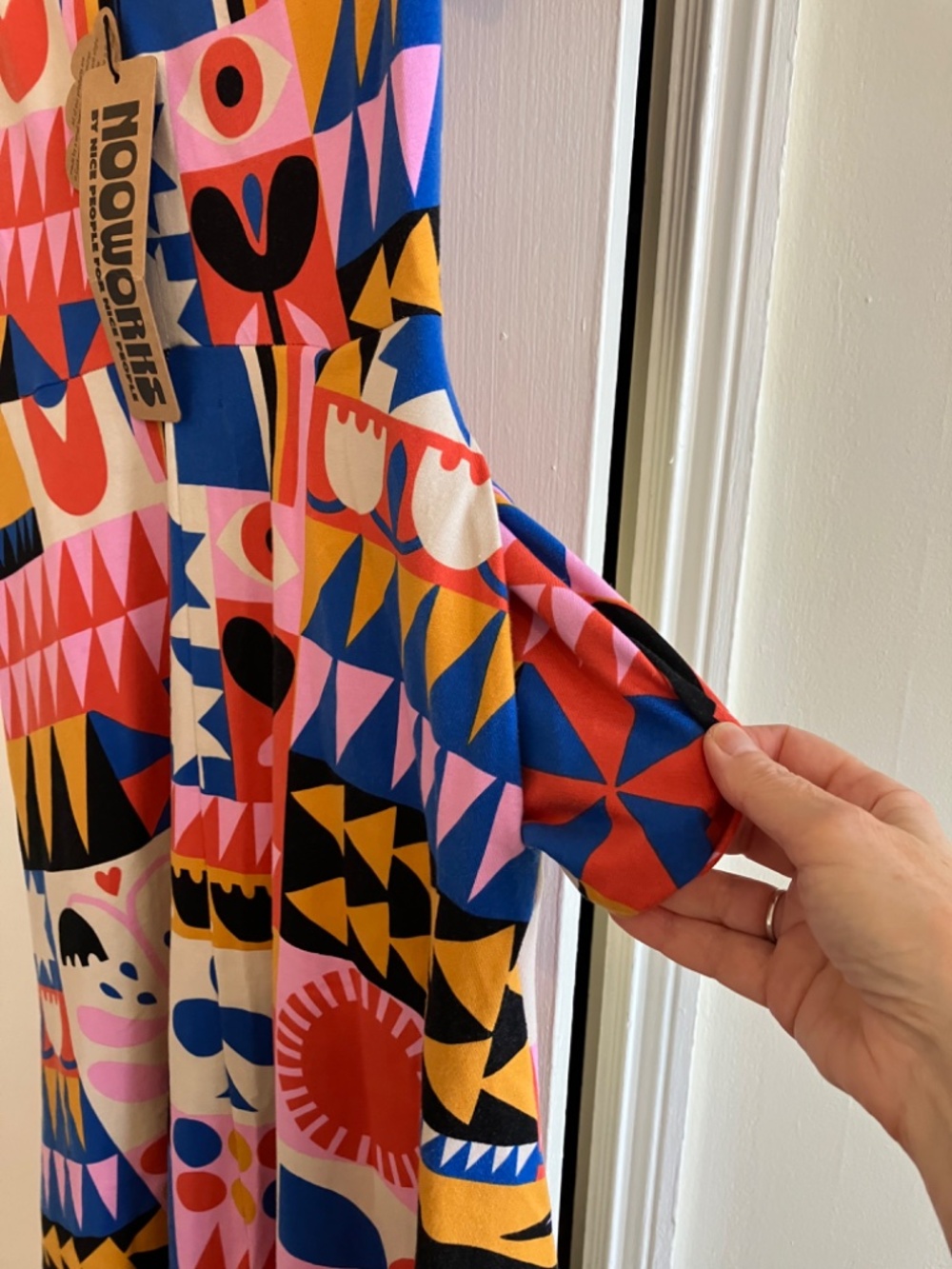 NOOWORKS dress in Greta by artist Lisa Congdon -- a roomy XS - Picture 6 of 6